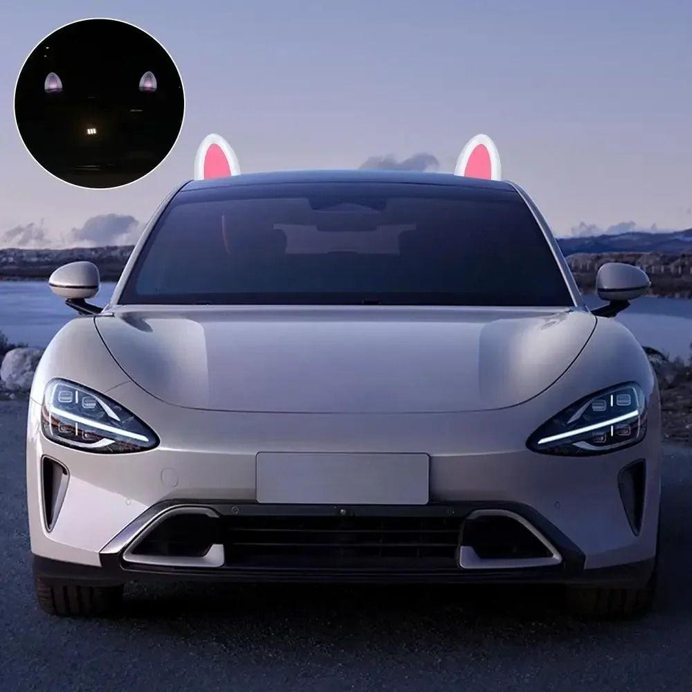 2 шт. Декоративные наклейки на крышу автомобиля, световая паста, симпатичные наклейки на крышу автомобиля, 3D-наклейки для грузовика