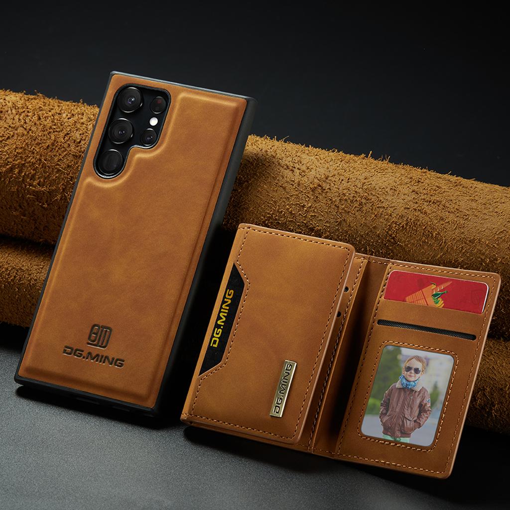 Кожаный магнитный кошелек Folio, съемный чехол с карманом для карт для Samsung S22 Ultra S21 S20 A52 A13 A33 A53 A73 A22 A32 A21s, чехол