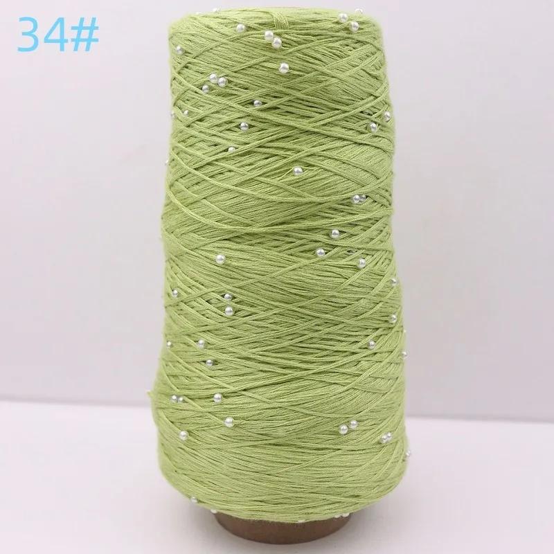 6 нитей мерсеризованного хлопка + жемчужная нить ручного плетения из чистого хлопка тонкая шерстяная нить для вязания крючком бисер своими руками ручного плетения