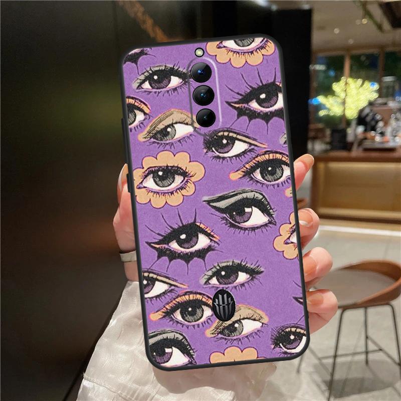 Чехол с изображением глаза для ZTE Nubia Red Magic 8S 8 9 Pro Plus Red Magic 6 7 Pro 6S 7S Pro 5G 5S 6R Funda