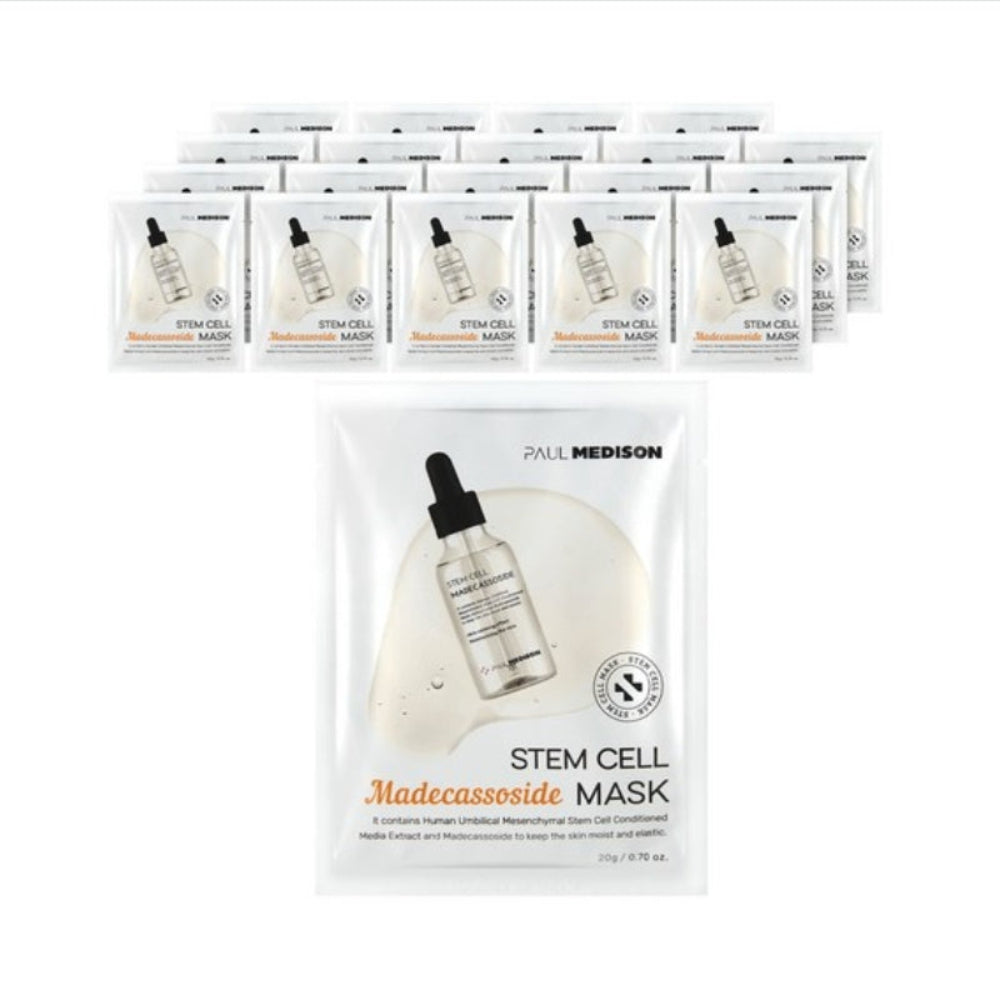 Paul Medison Маска с мадекассосидом и стволовыми клетками 20 г*10 шт./20 шт.