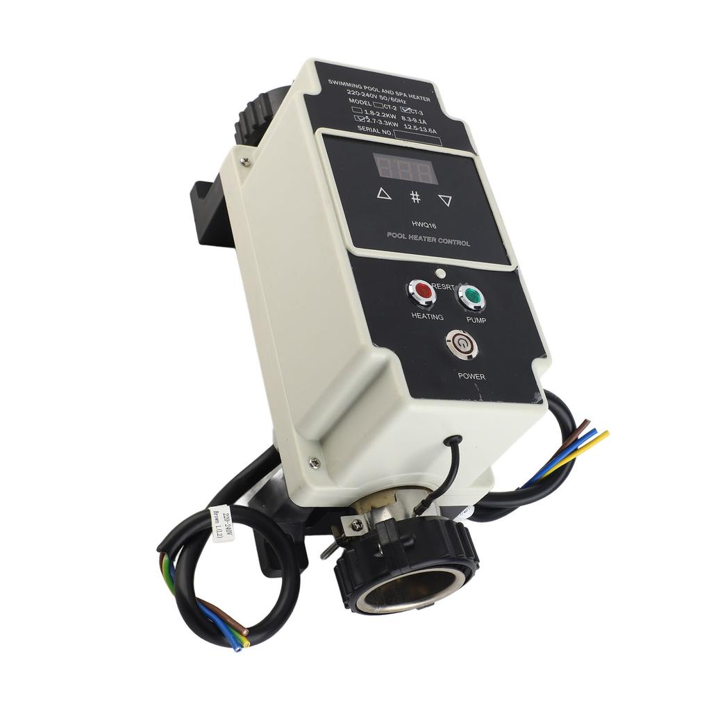 2.7 To 3.3KW Pool Heater Electric Swimming Pool Water Heater Hot Tub Thermostat with Digital