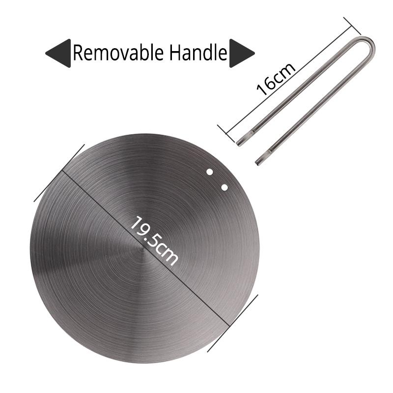 Stainless Steel Gas and Electric Stovetop Heat Diffuser Ring Plate