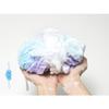 Marna Body Sponge, Soap Ball for Back Washing (Blue), Rich and Stretchy Lather (Body Wash Towel/Bath Towel), Soft, B872B