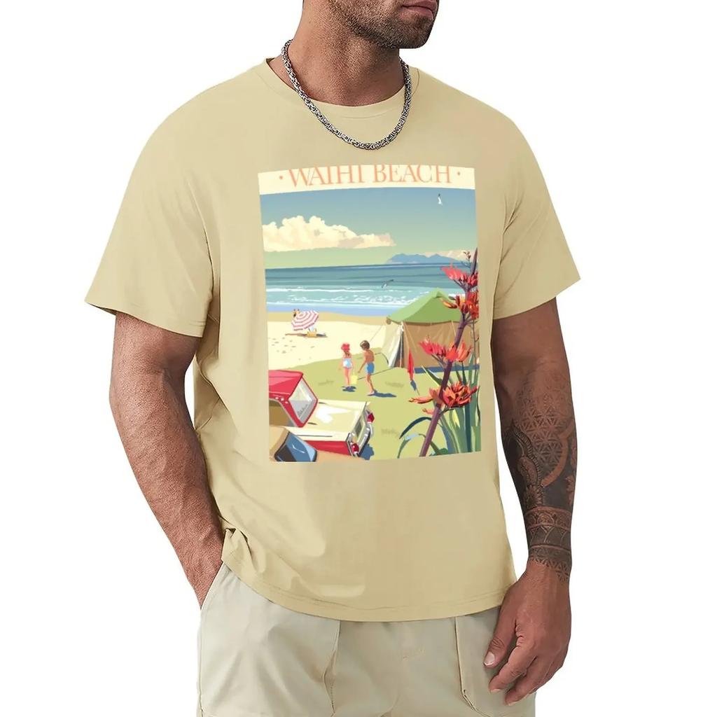 Waihi Beach New Zealand TShirt vintage t shirts oversized Unisexs clothes