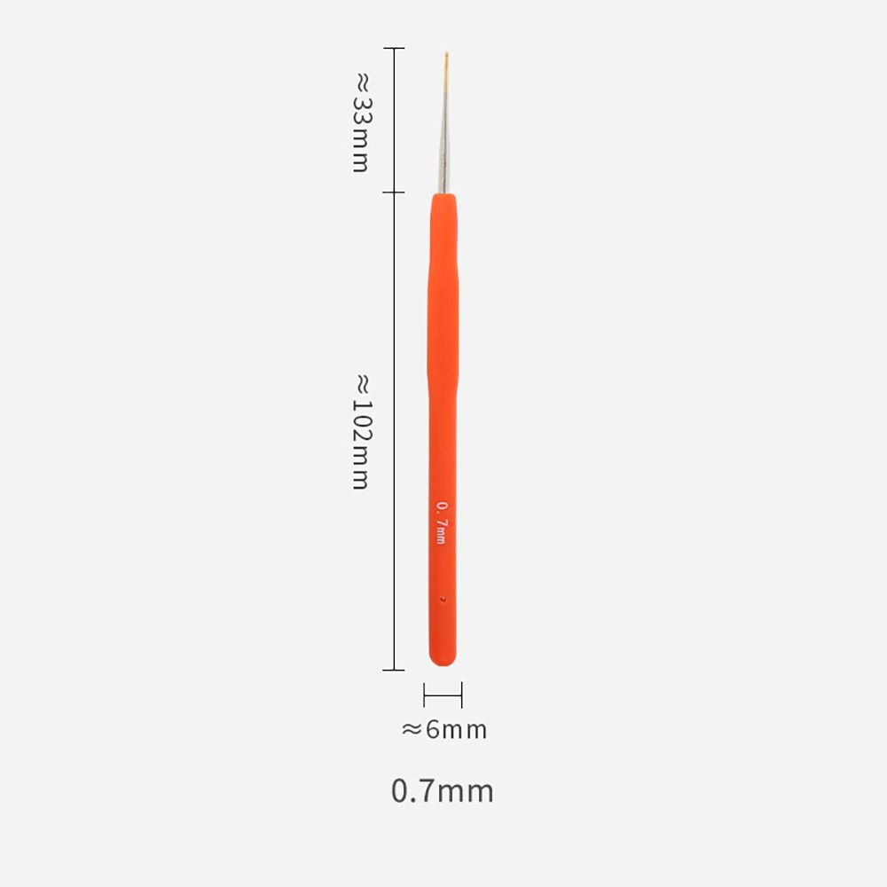 New Rubber Handle Knitting Needles Long Multisize Crocheting Hooks Crocheting Needles Scarf