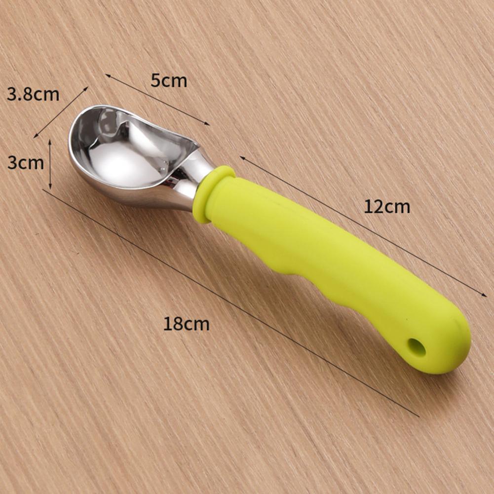 Ложка для мороженого с устройством для извлечения, ложка для печенья для выпечки, ложка для мороженого из нержавеющей стали 304, кухонные принадлежности