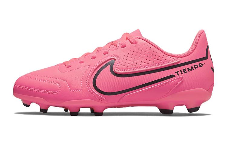 Nike Футбольные бутсы для детей Nike Tiempo Legend 9 Club MG, нескользящие, износостойкие, низкие, розовые, детские DA1331-600