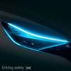 1PCS Daytime Running LED Light Waterproof Car Soft Tube LED Strip DRL Flowing Turn Signal Lights 30/45/60mm