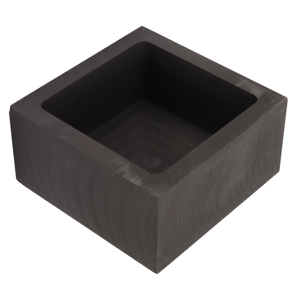 Ingot Mold Fused Gold 141.1 Oz High Purity Corrosion Resistant External 100*100*50MM Inner