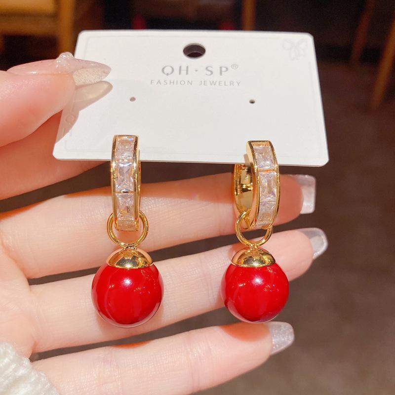 Жемчужные циркониевые каффы: Универсальные женские модные серьги