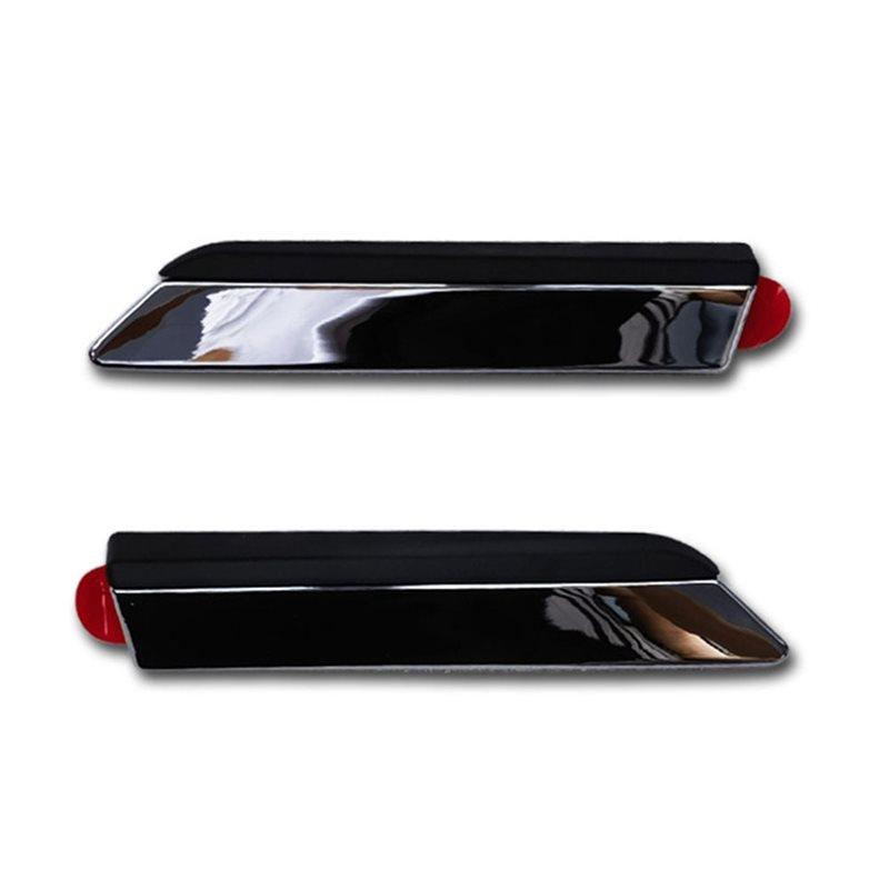 Chrome Trim Front Fender Leaf Plate Set(31447626 31447624 31447623 31447625) For Volvo S90 2016- Pair Car Accessories