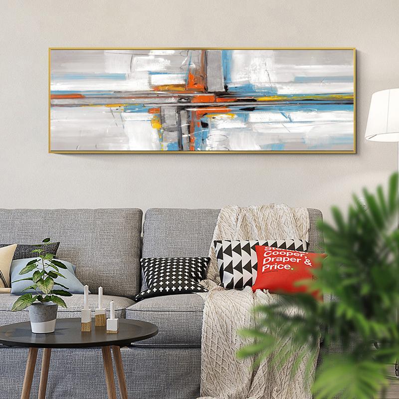 Скандинавское абстрактное искусство, картина маслом на холсте, постеры и принты, настенные художественные картины для украшения гостиной, без рамки