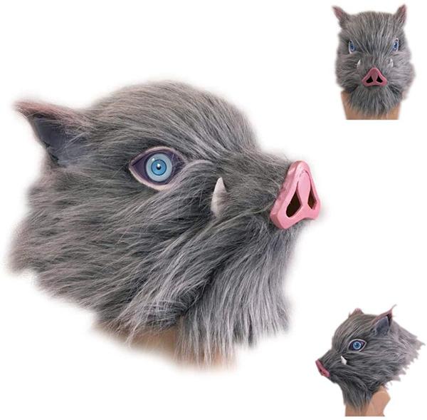 Аниме Косплей Маска Убийцы Демонов Хашибира Иноске Косплей Костюм Аксессуары Хэллоуин Опора