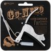 Kikutani Guitar Capo, Cat Capo, for 6-String Electric and Acoustic Guitars, Hairline Silver, GC-NEKO HSIL