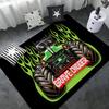 Мультяшный коврик для двери Monster Jam в скандинавском стиле для спальни, гостиной, прихожей, дома, балкона, противоскользящий, альфомбра