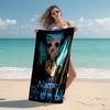 Personalized customized proof beach towel with Sally Face pattern - soft, absorbent,quick-drying,perfect swimming,camping&bathing