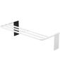 Yamazaki Magnetic Extendable Bath Towel Hanger for Washing W43 X D32 X Towel 4875 Machine, White, Approx. H18cm, Plate, Rack, Shelf,