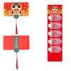 National Trend Folding Red Envelope Cartoon Snake Year Red Packet 2025 New Year Packet  Party Gifts