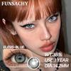 FUNSACHY Brown Korean Lenses Colored Contact Lenses For Eyes Fashion Lens Beautiful Pupil Yearly Use Natural Gray Eye Contacts