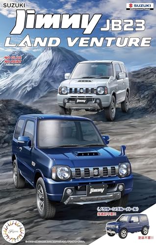 Fujimi model (FUJIMI) Масштаб 1/24 Автомобиль Серия NEXT №. 15 Suzuki Jimny JB23 (Land Venture/Перламутровый синий ноктюрн) Пластиковая модель