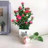 Realistic Artificial Potted Plant Shop Artificial Decorate Flowers Pot