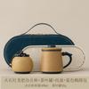 Flint red coarse pottery office cup New Chinese-style household personal special one-person drinking water High-end tea cup can be