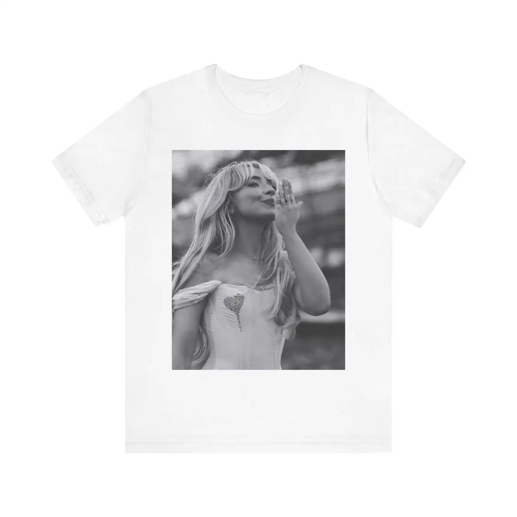 Sabrina Carpenter Short Sleeve T-shirt for Women Unisex Retro Hip-hop T-shirt Y2K Style Summer Streetwear