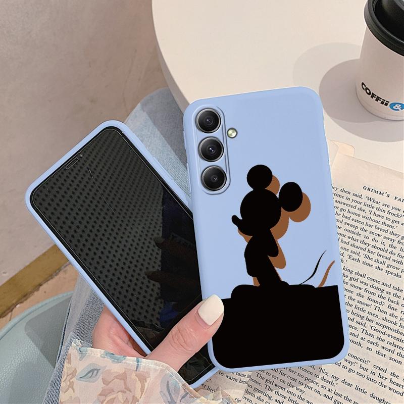 Cartoon Patterned Soft Silicone Case For Samsung A55 M35 S24 Xiaomi Redmi Note 13 Pro iPhone Huawei Honor Realme Camera Protective Shockproof Cover