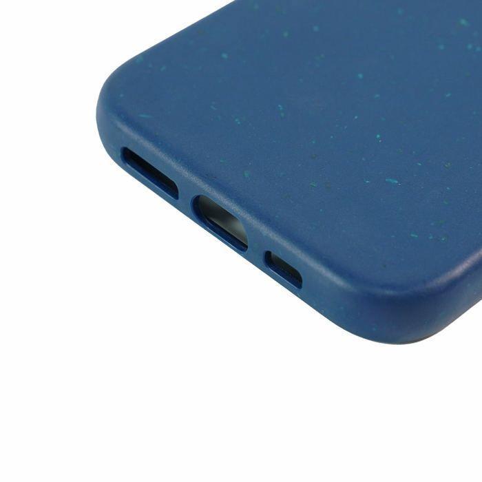 Coque biodégradable - iPhone 15 Plus - Bleu marine - Écologique - Semi-rigide