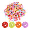 1000Pcs Mixed Color Buttons Plastic Sewing Manual DIY Clothing Accessories Hand Made Ornament(15mm )