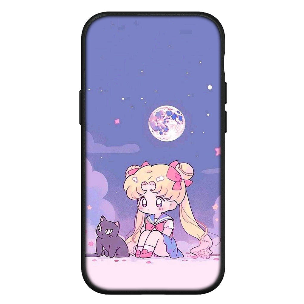 Чехол для iPhone 16 15 Xiaomi Redmi Note 14 13 12 11 Pro Max X 8 16e Samsung Galaxy S25 S24 S23 Moto OPPO Huawei Cartoon Sailor Comics Moon Phone Case