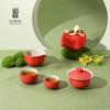Lubao Ceramic Pomegranate Travel Tea Set