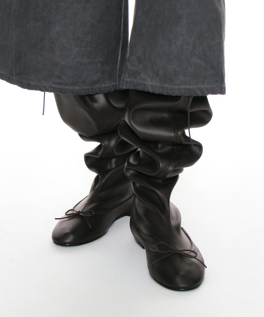 Partimento Women Ballet Slouch Long Boots_Dark Brown