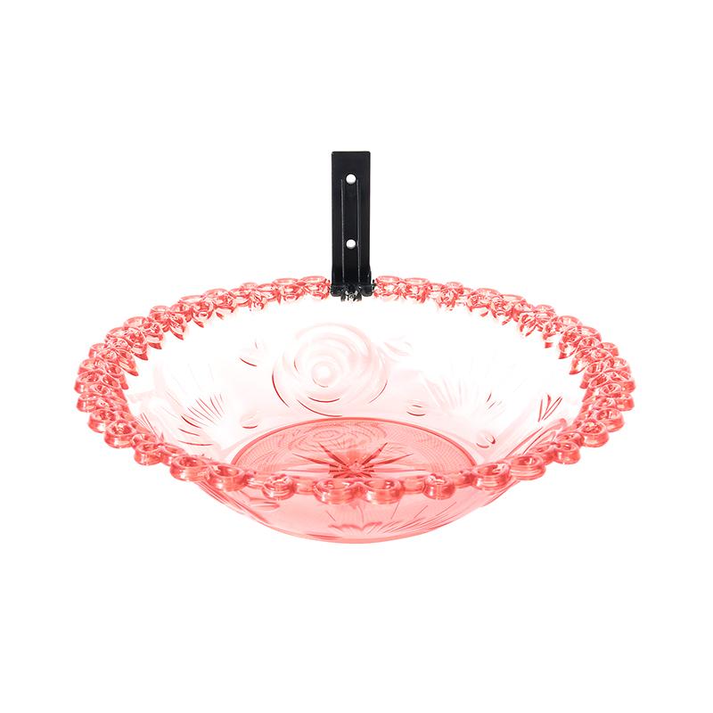 Ванночка для птиц, монтируемая на палубу, чаша, кормушки для птиц на ограде, поднос, монтируемая на дерево ванночка для диких птиц для улицы, место для еды и воды, устанавливается на палубе