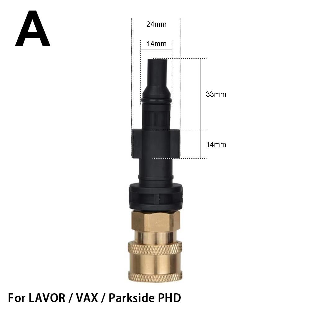 1 шт. 1/4" Водный разъем для горелки Быстросъемный аксессуар для мойки автомобиля для Karcher для LAVOR для Bosch