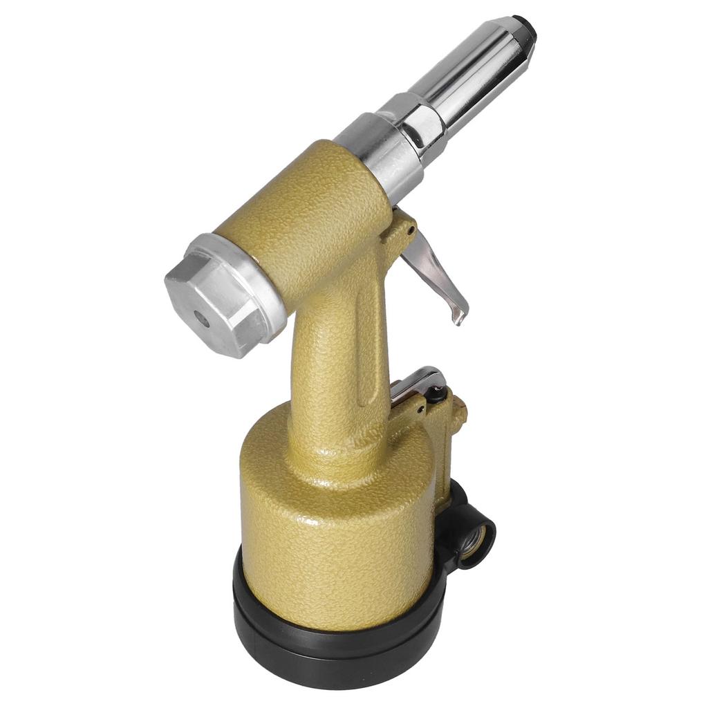 Pneumatic Riveter Short Cylinder Air Rivet Gun Hydraulic Riveting Tool Set Kit KP‑701