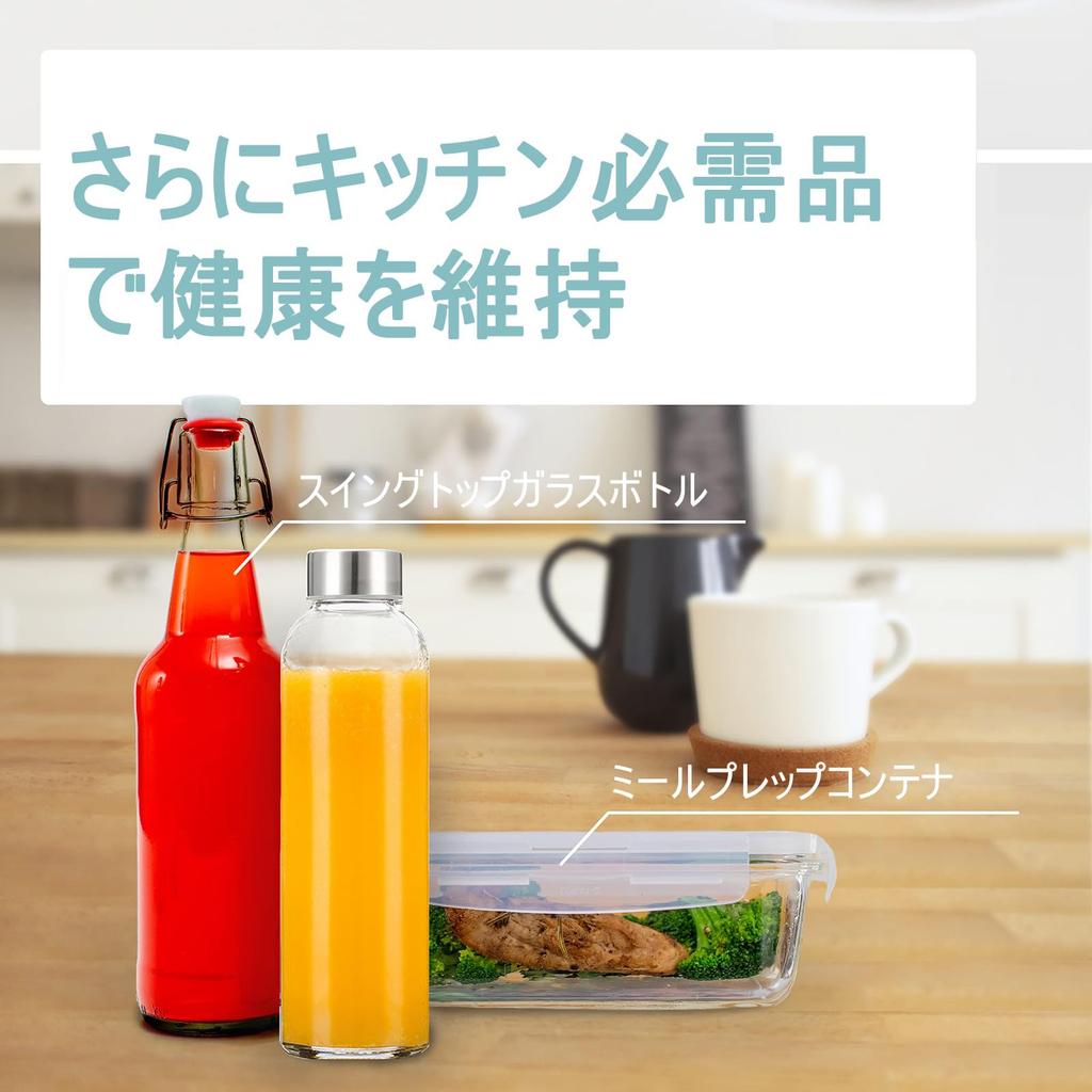 Набор из 6 стеклянных бутылок для воды, прозрачная бутылка для сока с уплотнением из нержавеющей стали для смузи, бутылка, 532 мл, бутылки, стекло, крышка,