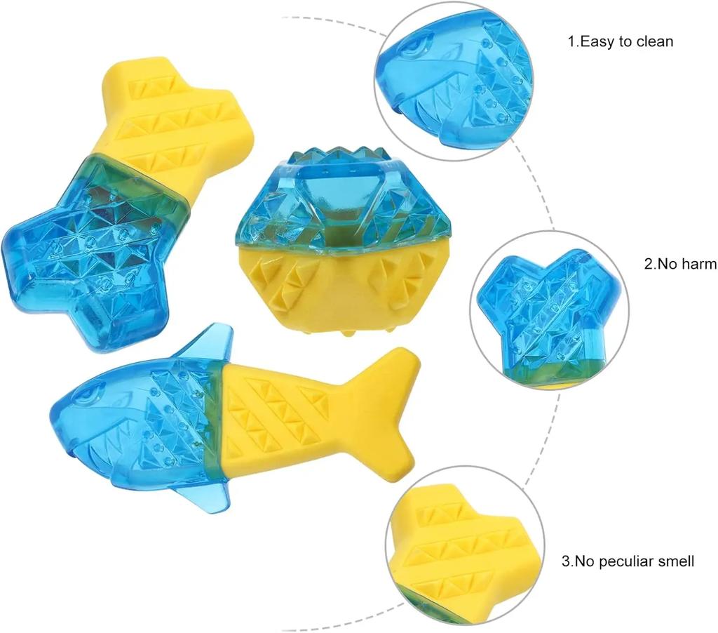 Летние охлаждающие игрушки для собак Игрушка для питомца Молярная кость, наполненная водой Охлаждающие игрушки для собак Замороженная молярная игрушка Устойчивые к укусам товары для питомцев