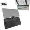 Faux Leather Car Organizer Sun Visor Extender, Anti-glare Night Driving Shield with Vehicle Interior Storage Accessories Card & Sunglasses Pouch,