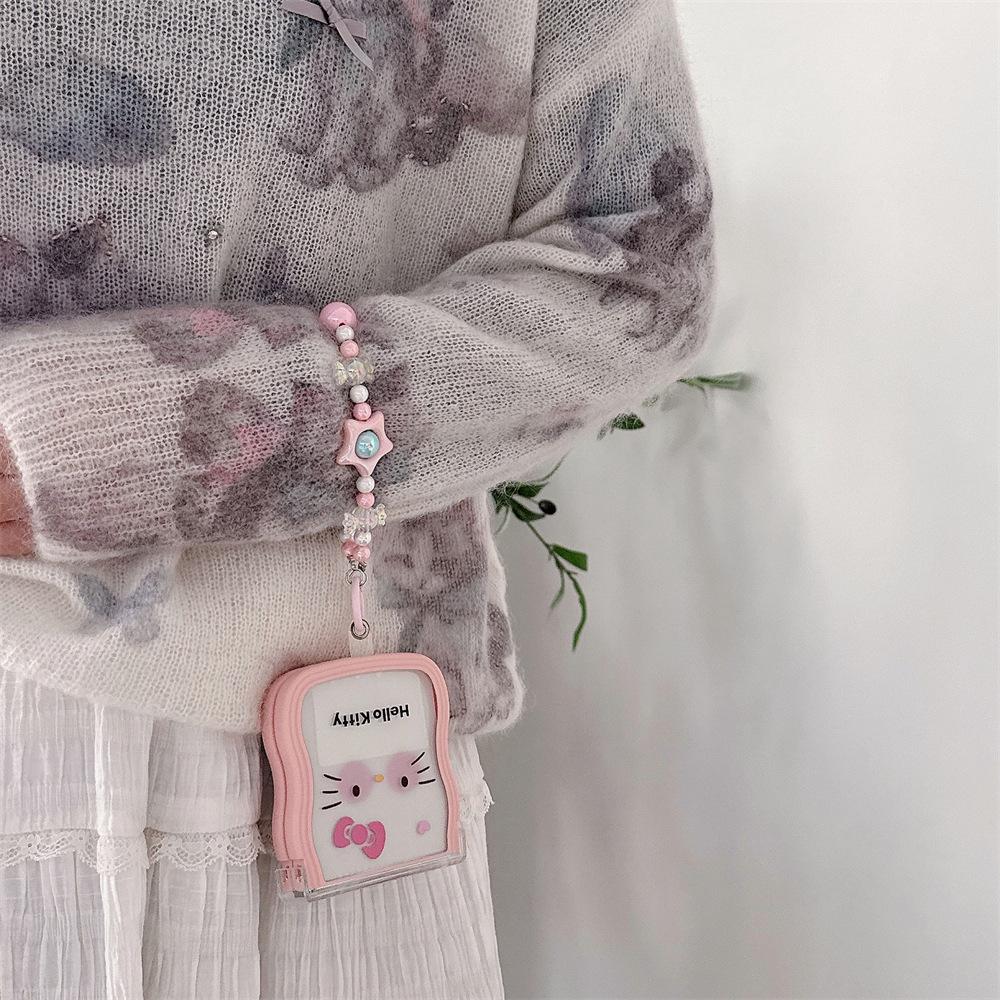 Мягкий складной чехол Hello Kitty с ремешком для Galaxy Z Flip 7-3