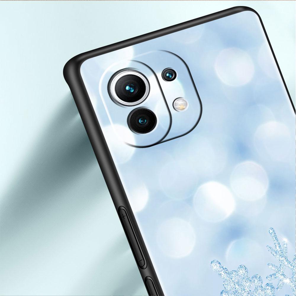 Мягкий силиконовый чехол для Xiaomi Mi 11 Lite 5G NE 11T Pro 12S Ultra 12 Note 10 10T 9T, чехол для телефона, бампер, Белоснежка, снежинка