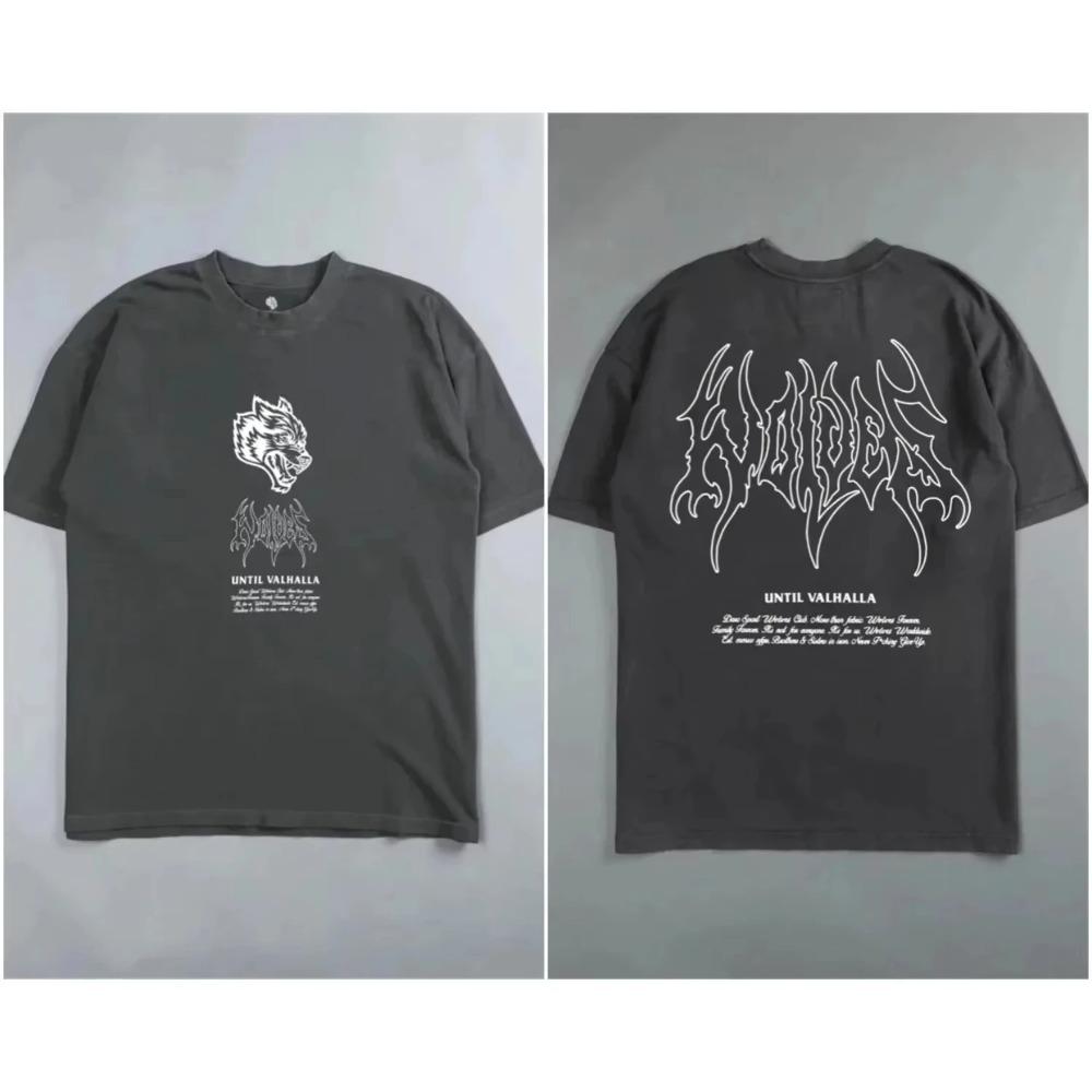 Принт Спортзал Оверсайз Мода Повседневный Свободный Чистый Хлопок Комфорт Футболки Лето Мужская Одежда