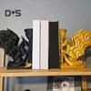 Dragon Book End 3D Printed Realistic Dragon Bookend Bookshelf Accessory for Home Office Desk Living Room Decoration