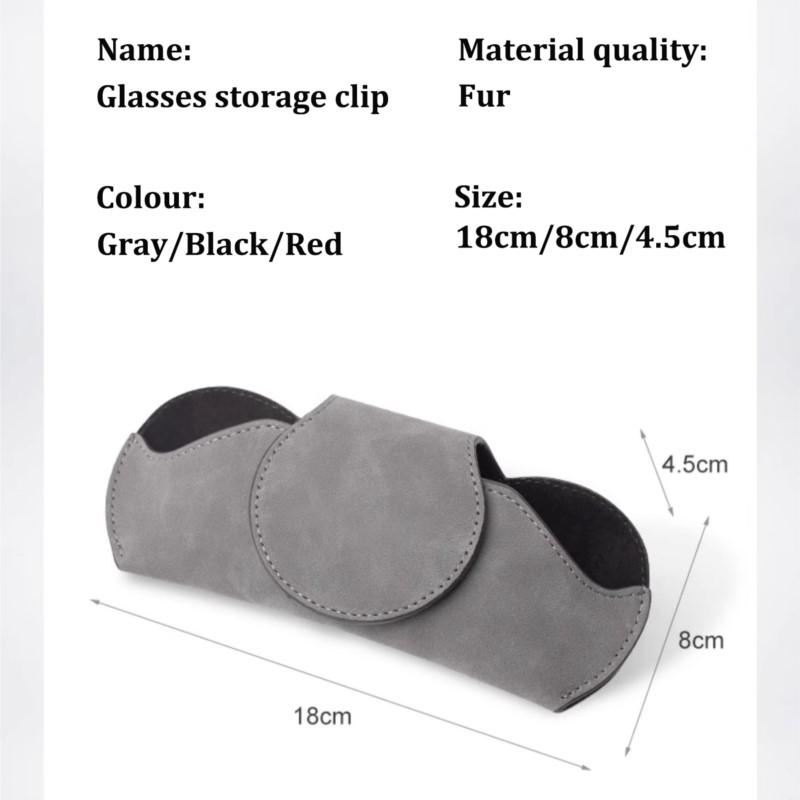 vhcr2 Car Glasses Case Auto Sun Visor Glasses Holder Sunglasses Clip Accessories Storage For Seat FR Leon Ibiza Altea Exe Accessories