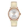 Часы TISSOT Chemin des Tourelles Powermatic 80, 34 мм, кожаный ремешок, серебристый циферблат [Официальный импорт] T1392073603100