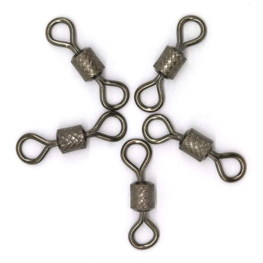 8# 10# 12# Высококачественное цельное кольцо для рыбалки, поворотный шарнирный соединитель, подшипник, бочка, сверхпрочный шар