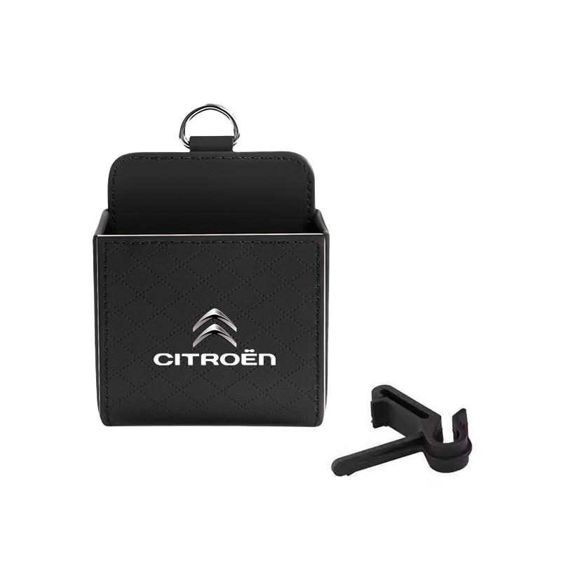 Citroen-wwwn-Car Phone Holder Air Vent Hanging Mini Storage Box For Citroen Celysee C6 C3 C5 C1 Aircross Picasso Cactus Berlingo Saxo Grand  anm123
