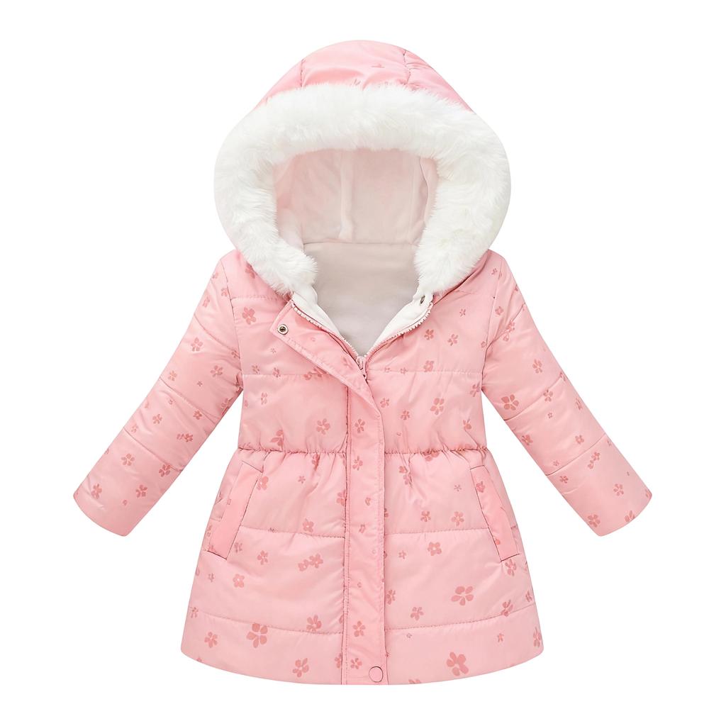 Детское модное пальто