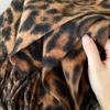 Leopard Print Scarf Women's Autumn and Winter Fashion Versatile Thickened Warm Scarf Long High-end Shawl